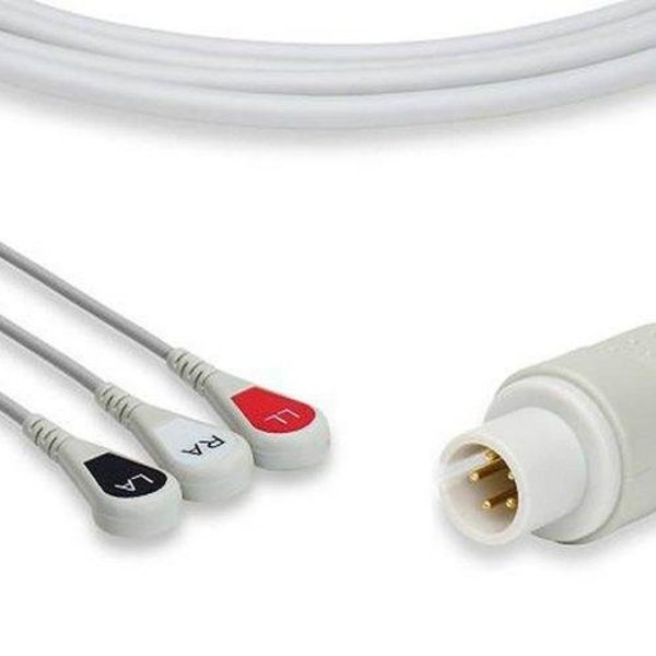 Ilc Replacement for Burdick Medic 1 Direct-connect ECG Cables Snap MEDIC 1 DIRECT-CONNECT ECG CABLES SNAP BURDICK